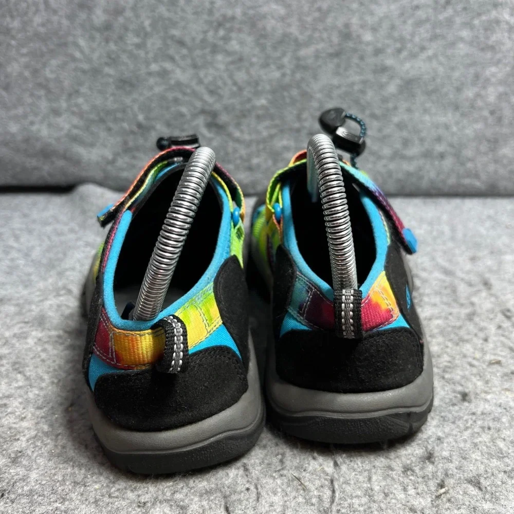 Keen Newport H2 Kids Tie Dye Black Sport Sandals Water Shoes Youth Size 4